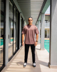 VENOM Pro | Textured Stripe Oversize Tee