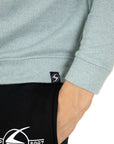 Sleek Melange Zipper Hoodie