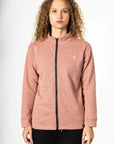 Sleek Melange Zipper Hoodie