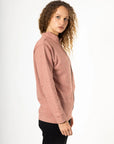 Sleek Melange Zipper Hoodie