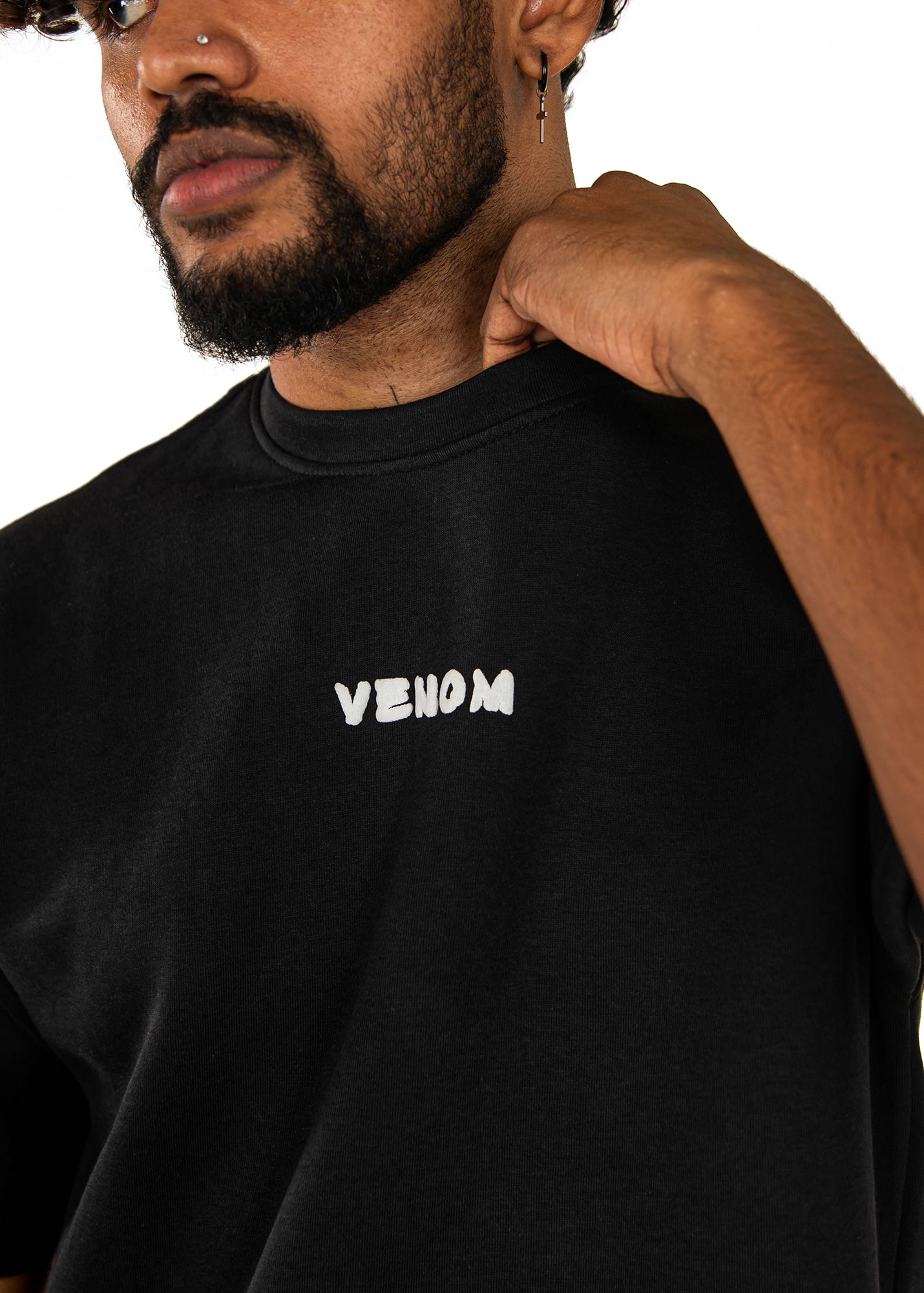 VENOM | CONTRAST 3D PRINT OVERSIZE TEE