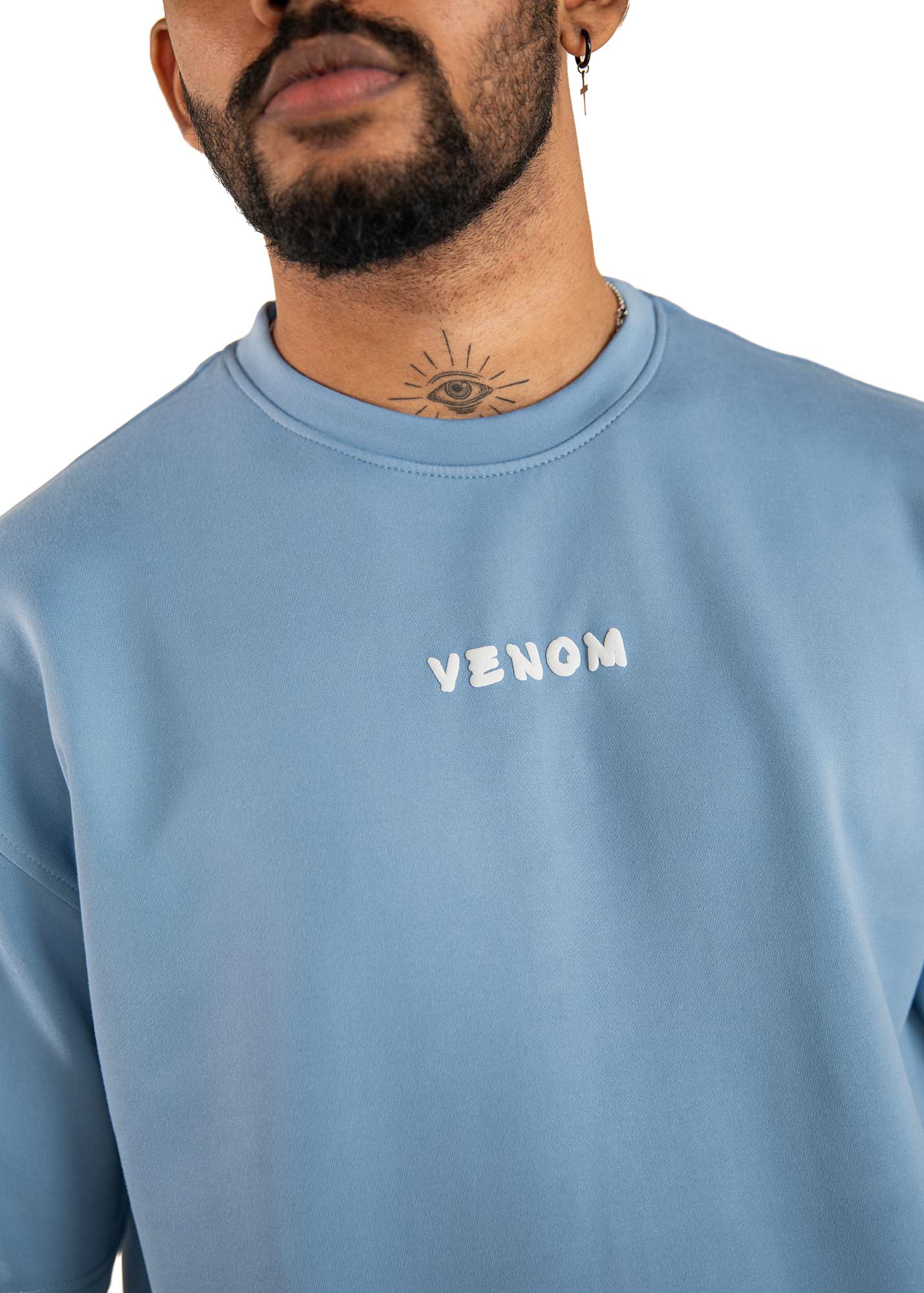 VENOM | CONTRAST 3D PRINT OVERSIZE TEE